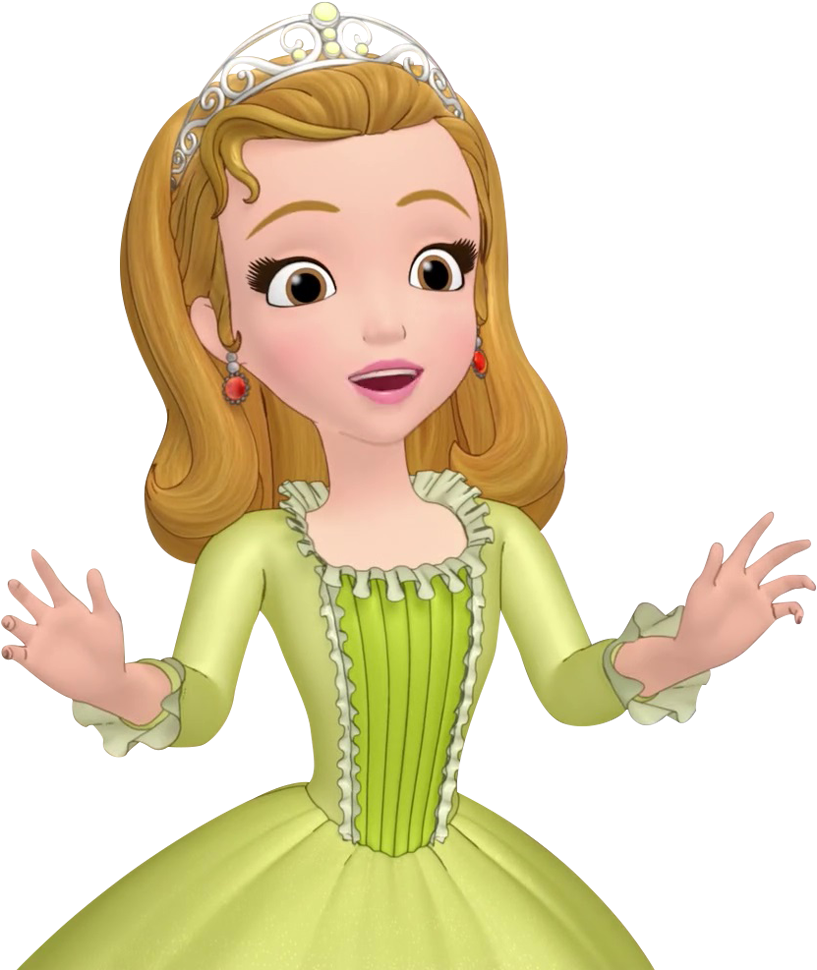 Princess Sofia Animated Character PNG