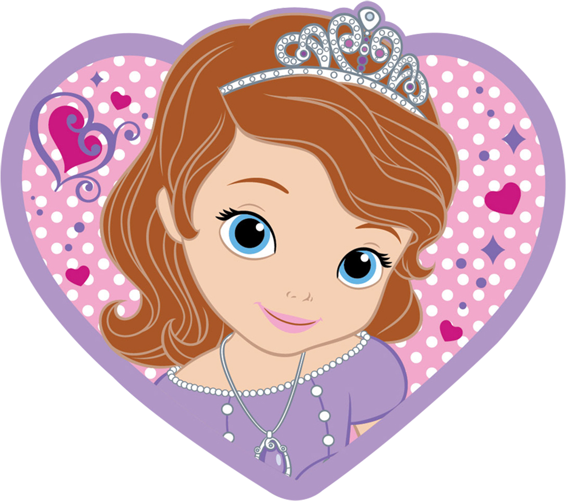 Download Princess Sofia Heart Frame Illustration 0634