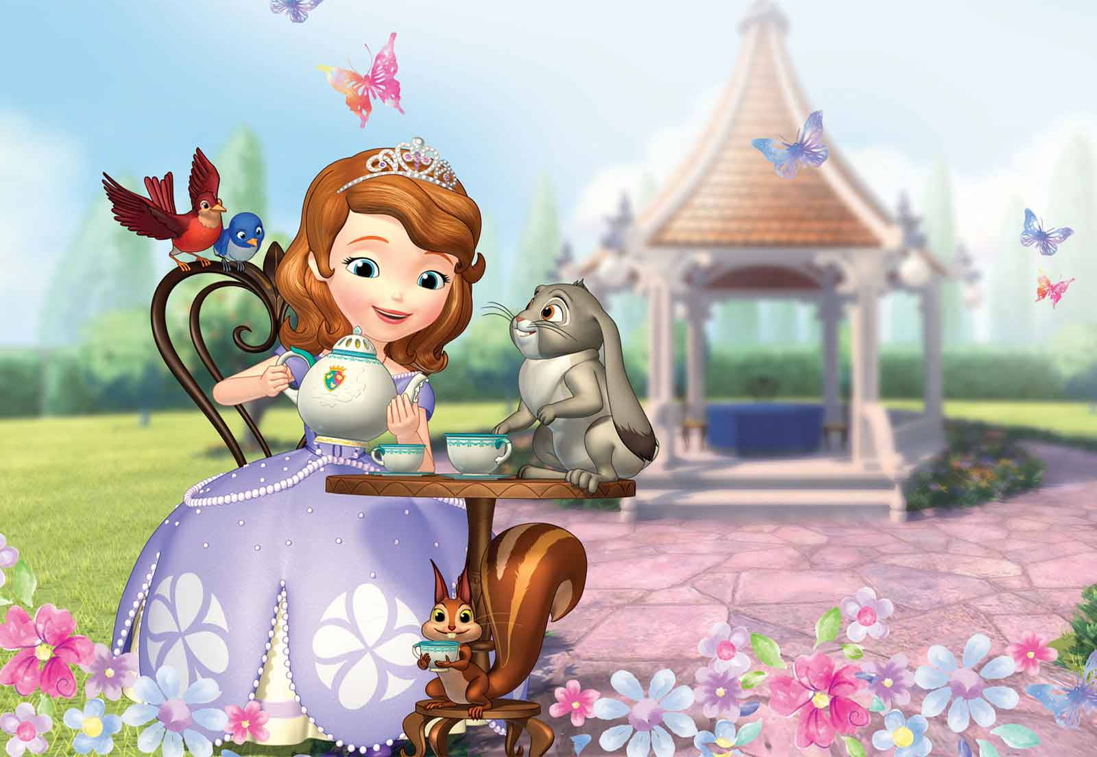 Princess Sofia Tea Time With Friends Background