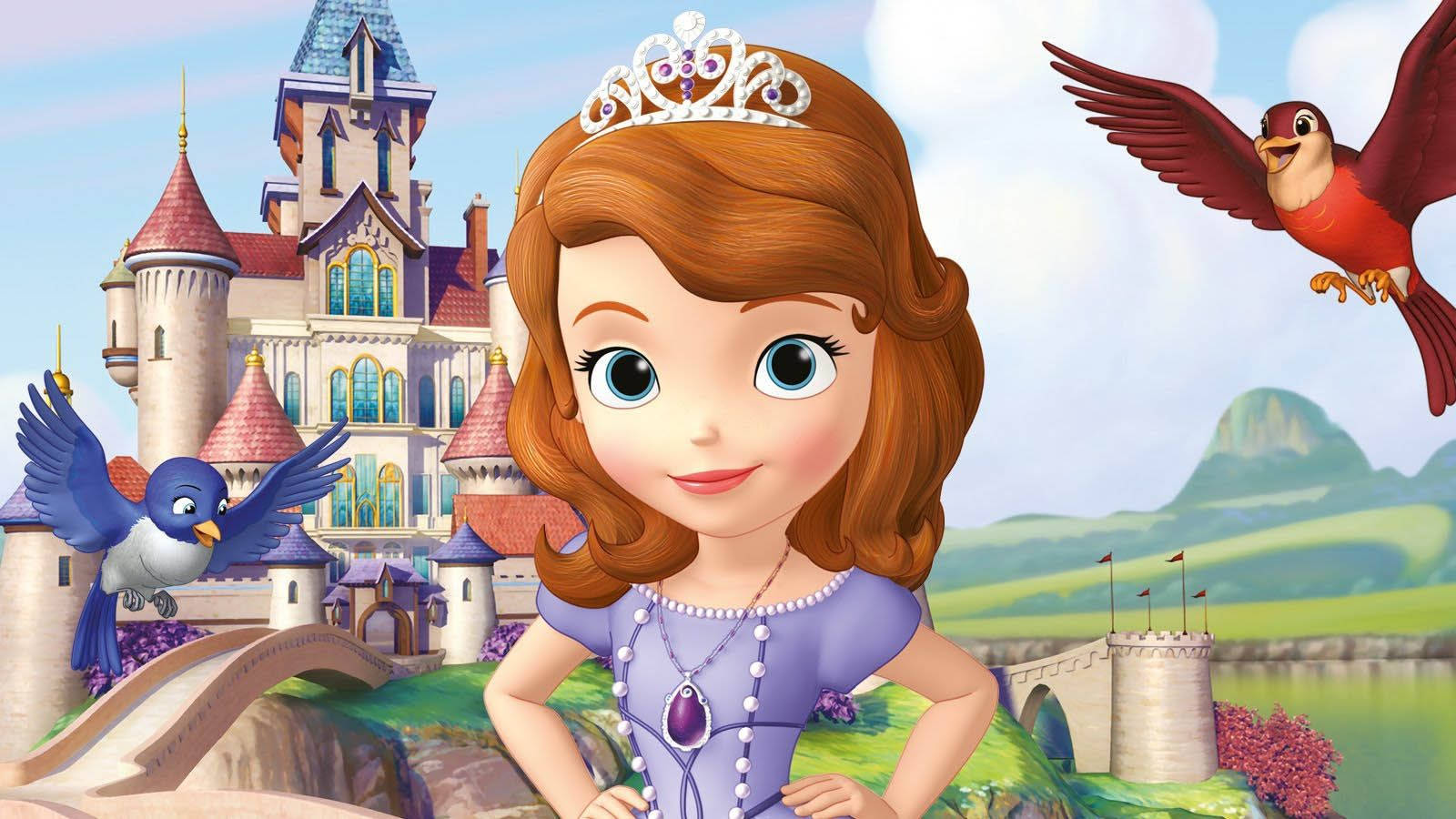 Princess Sofia With Mia And Robin Background