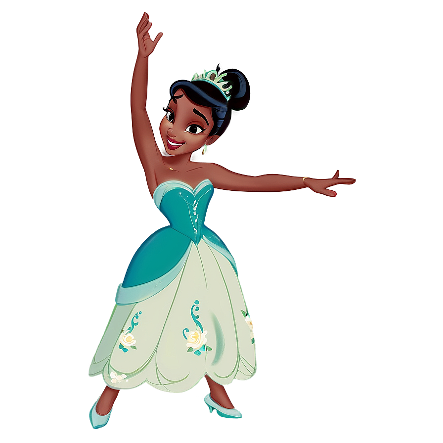 Download Princess Tiana Dancing Png Ojm45 | Wallpapers.com