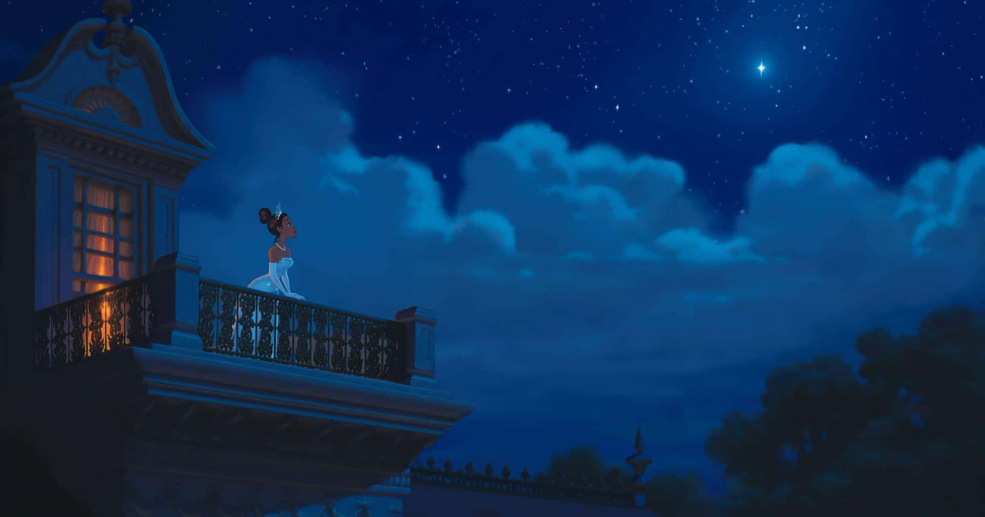 "Princess Tiana living out her happily ever after!" Wallpaper