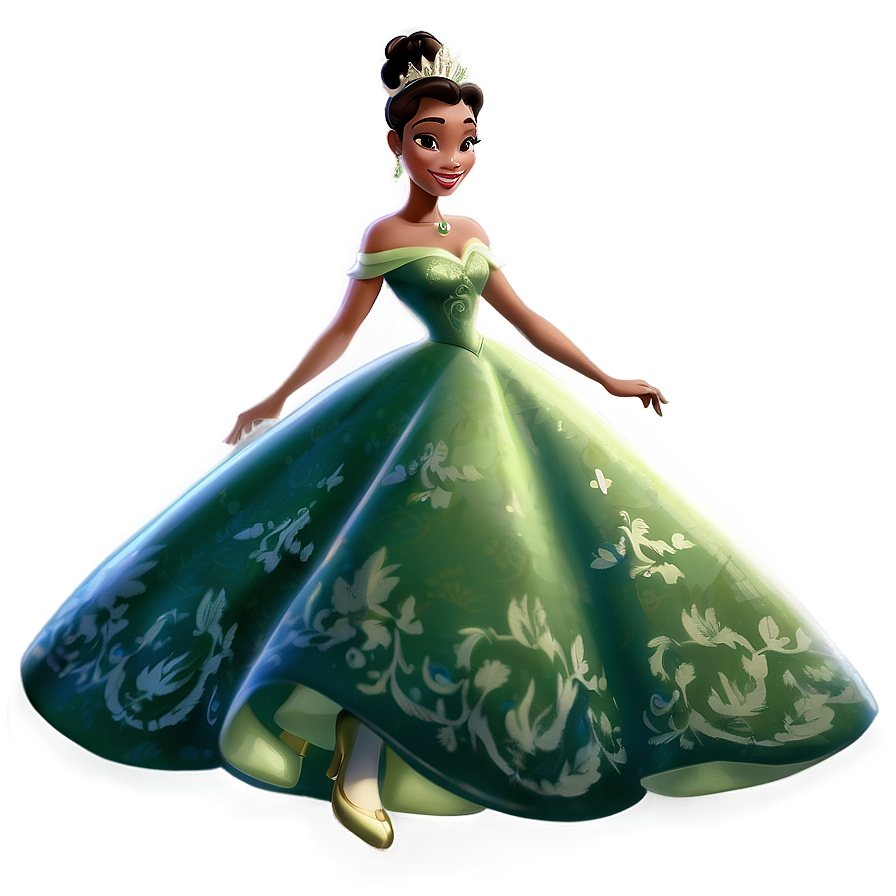 Download Princess Tiana Fashionable Png 05252024 | Wallpapers.com