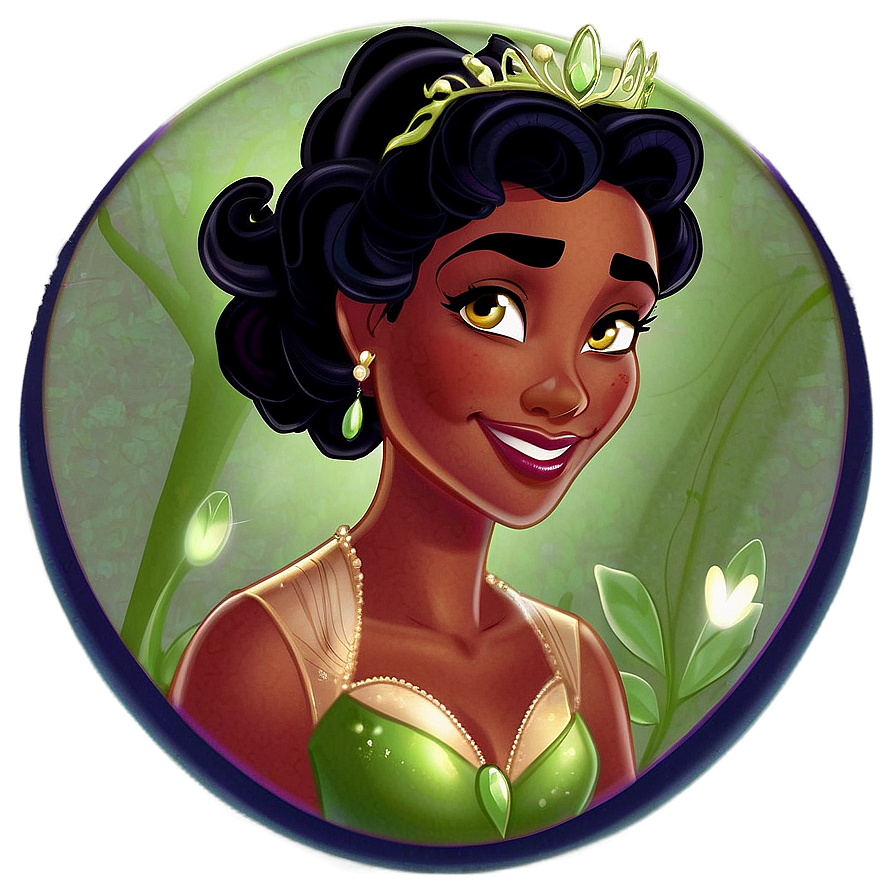 Princess Tiana Illustration Png Dtx28 PNG