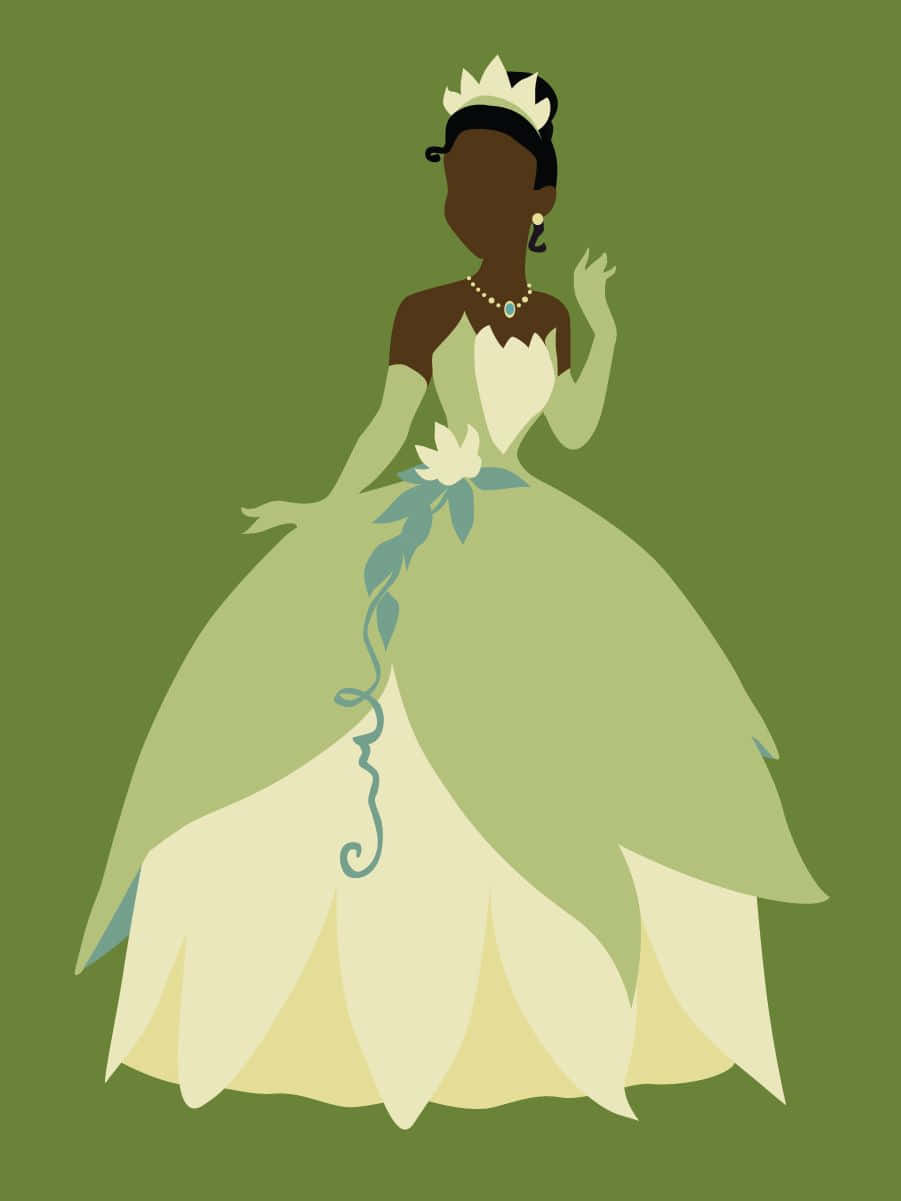 Princess Tiana, looking ready for a magical adventure! Wallpaper