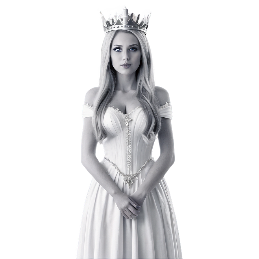 Princess White Crown Png Bjv17 PNG