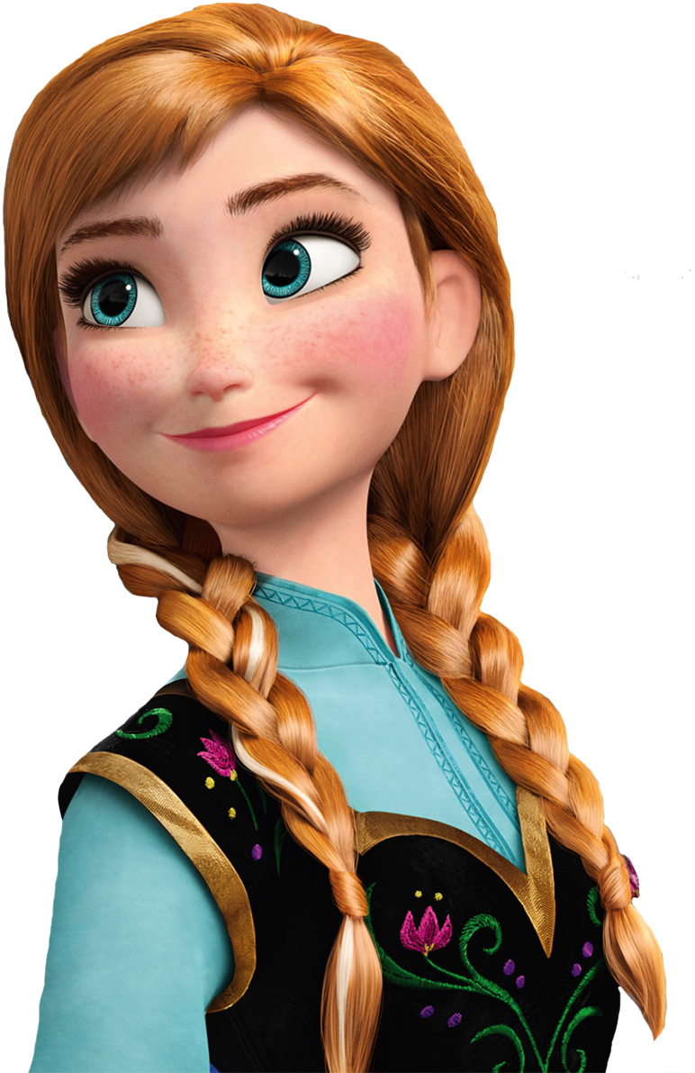 Princess_ Anna_ Frozen_ Smile PNG