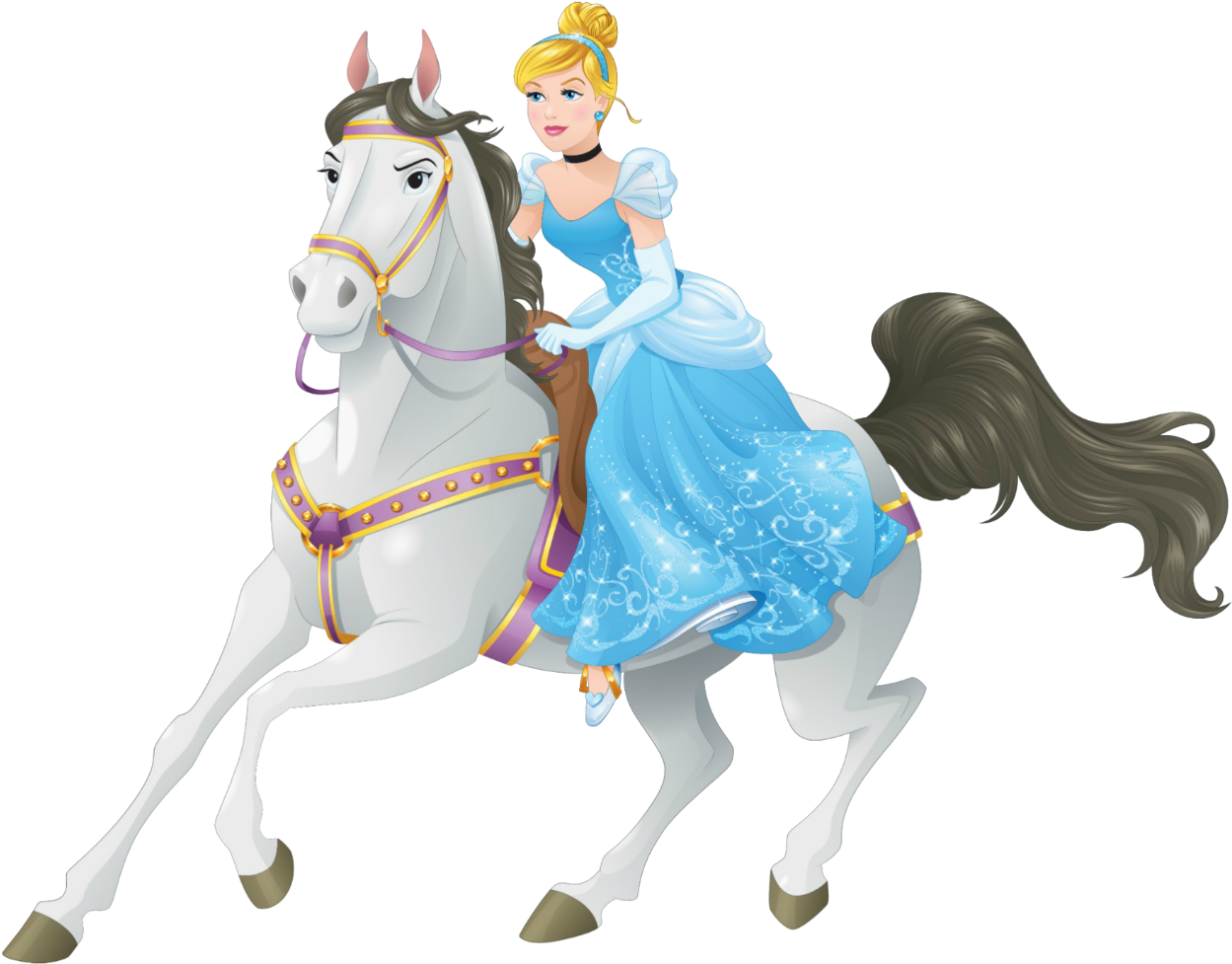 Princess_on_ Horseback PNG