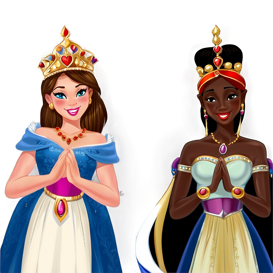 Princesses From Around The World Png Niw29 PNG