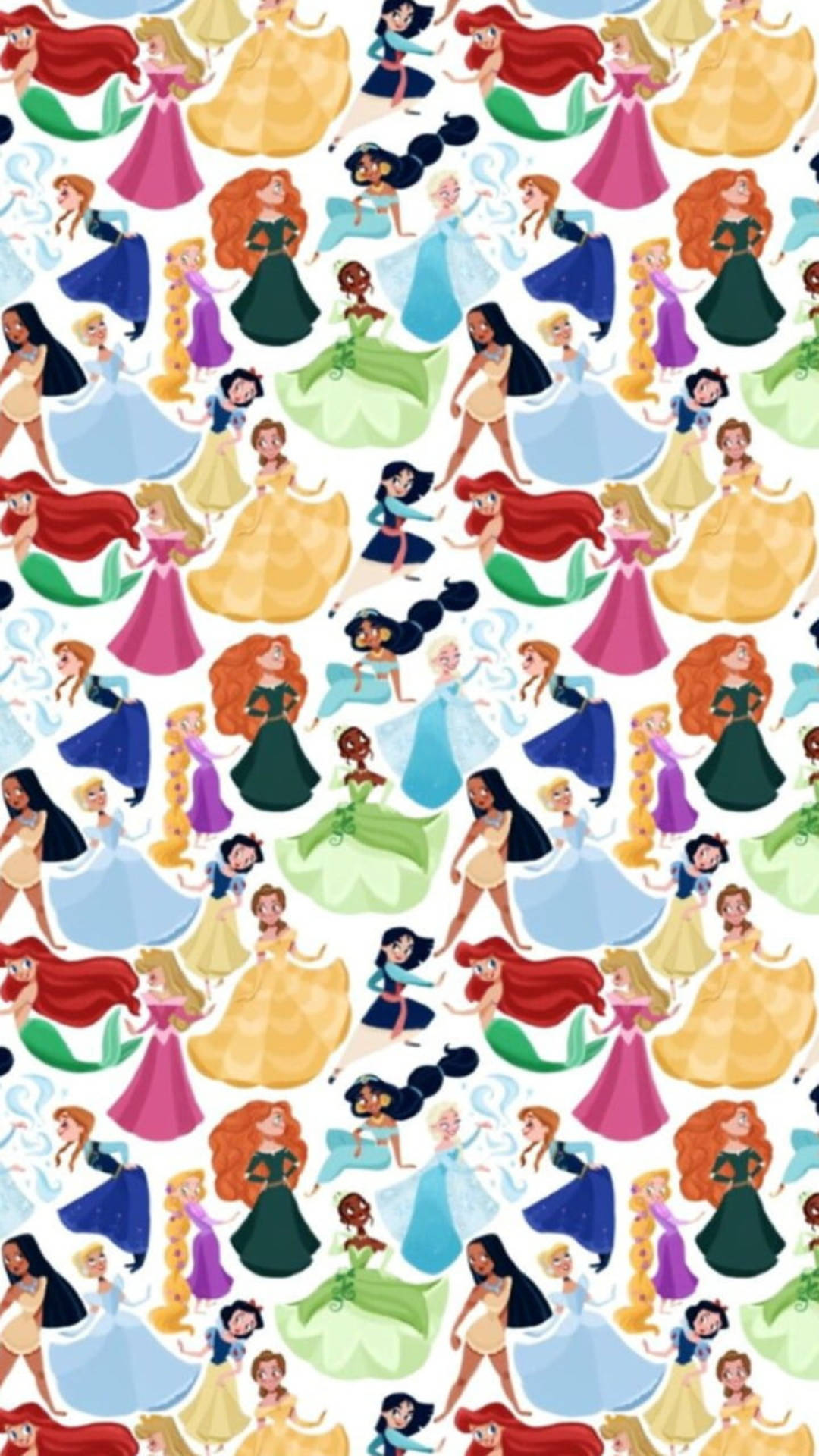 Princesses From Disney Phone Wallpaper