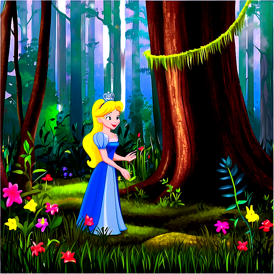 Princesses In The Forest Png Tjs61 PNG