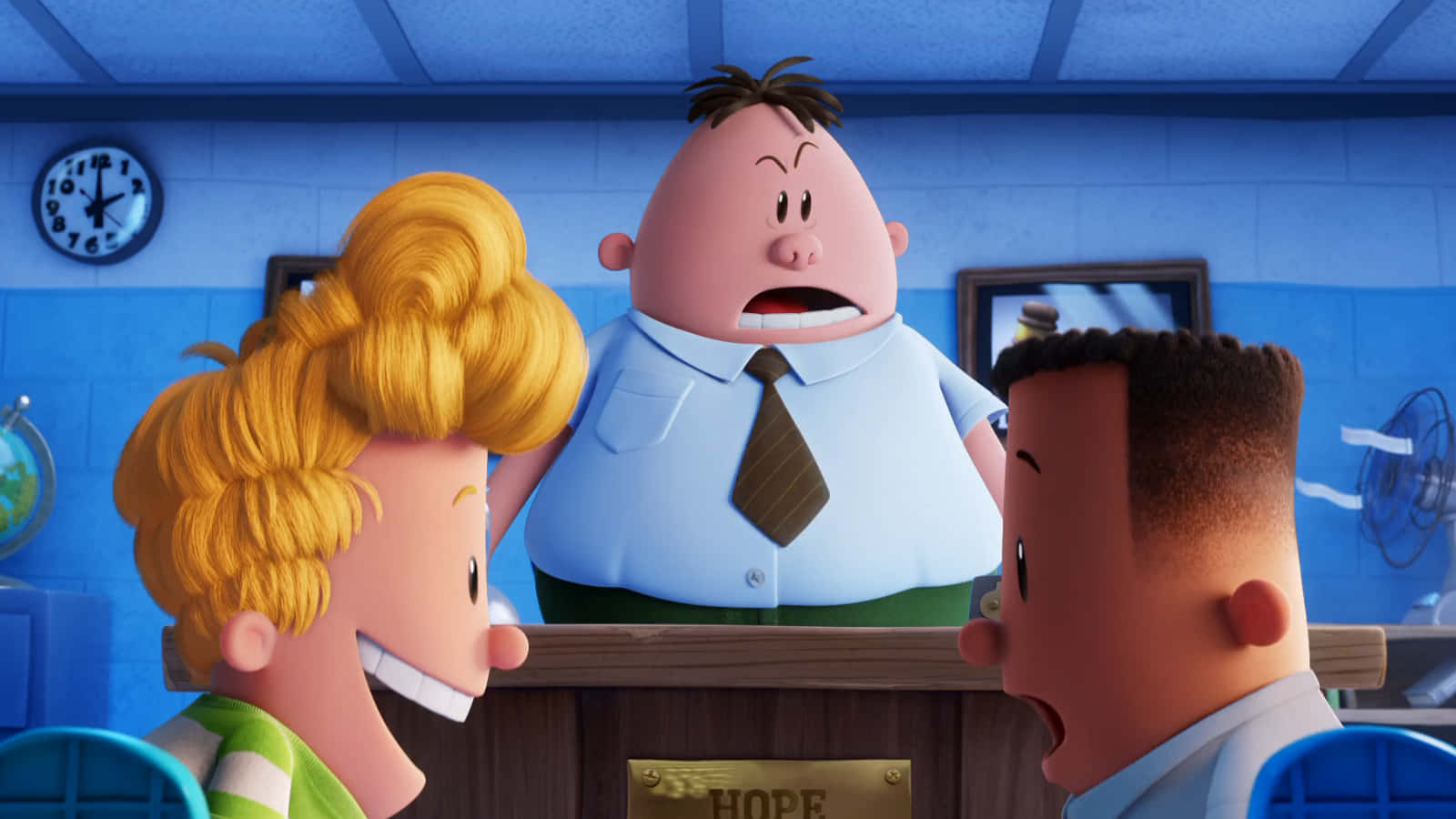 Principal Krupp in Captain Underpants: The First Epic Movie Wallpaper