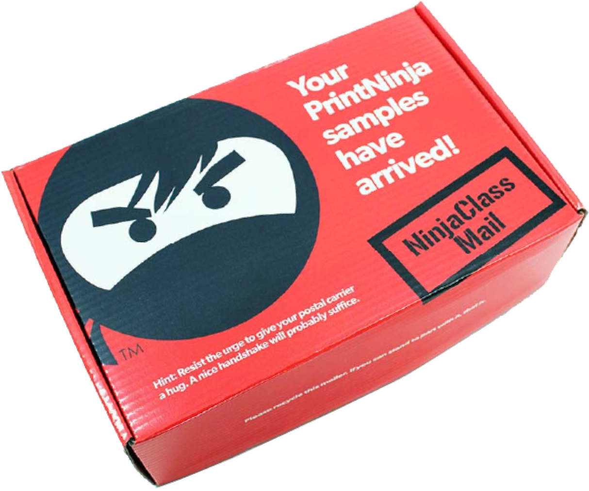 Print Ninja Sample Box Red PNG