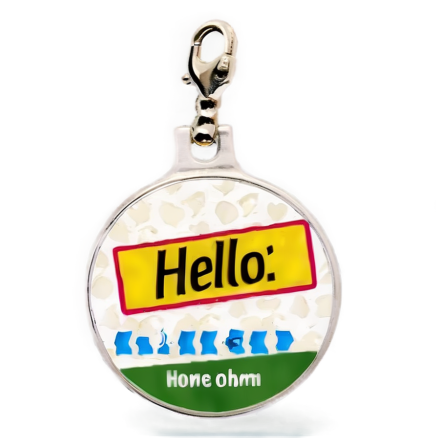 Printable Hello My Name Is Badge Png 55 PNG