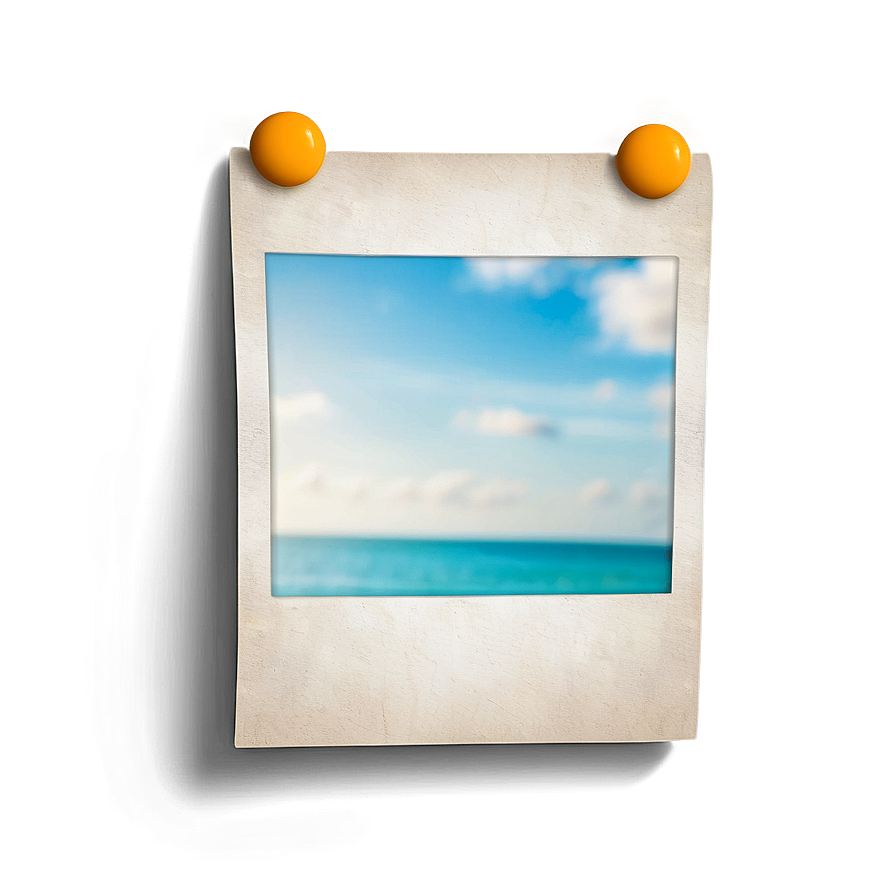 Printable Polaroid Frame Template Png 06262024 PNG