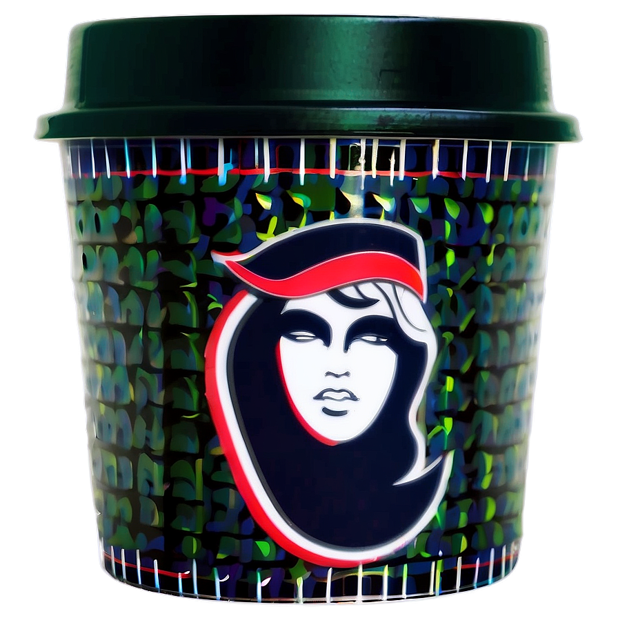 Printed Plastic Cup Png 06132024 PNG