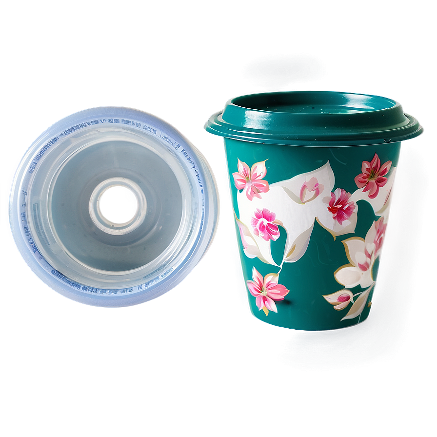 Printed Plastic Cup Png 23 PNG