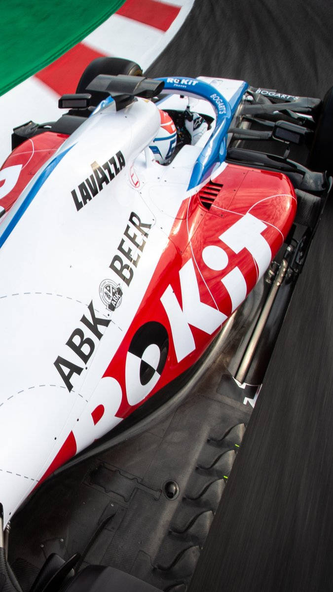 Close-up of Print Text on Williams Car Wallpaper