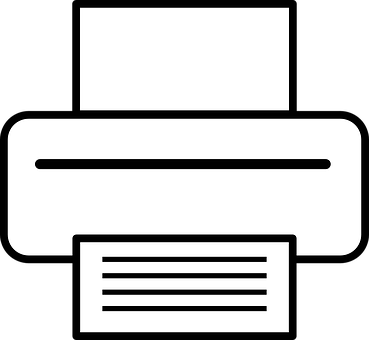 Printer Icon Graphic PNG