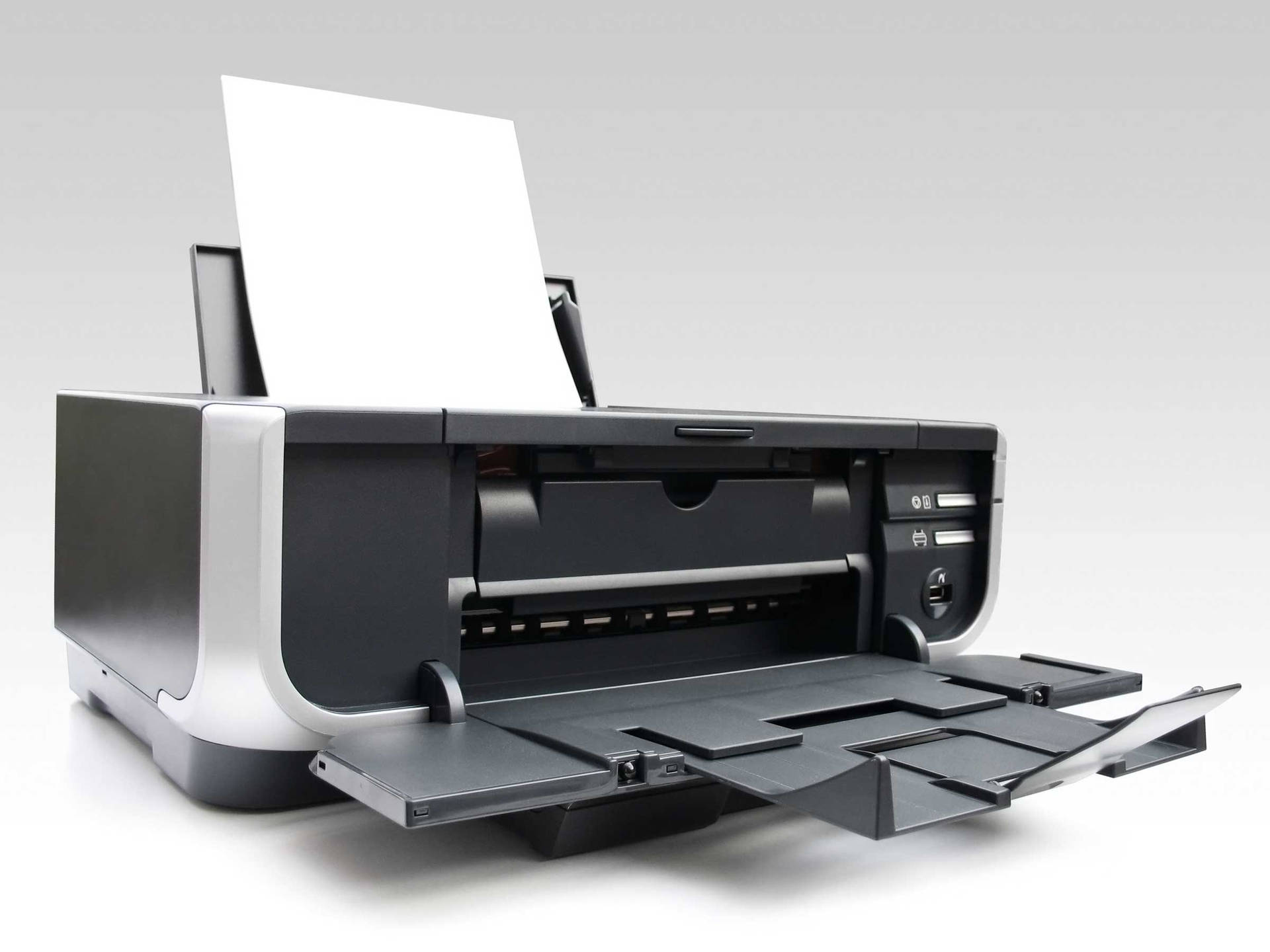 Printer With White Paper Wallpaper