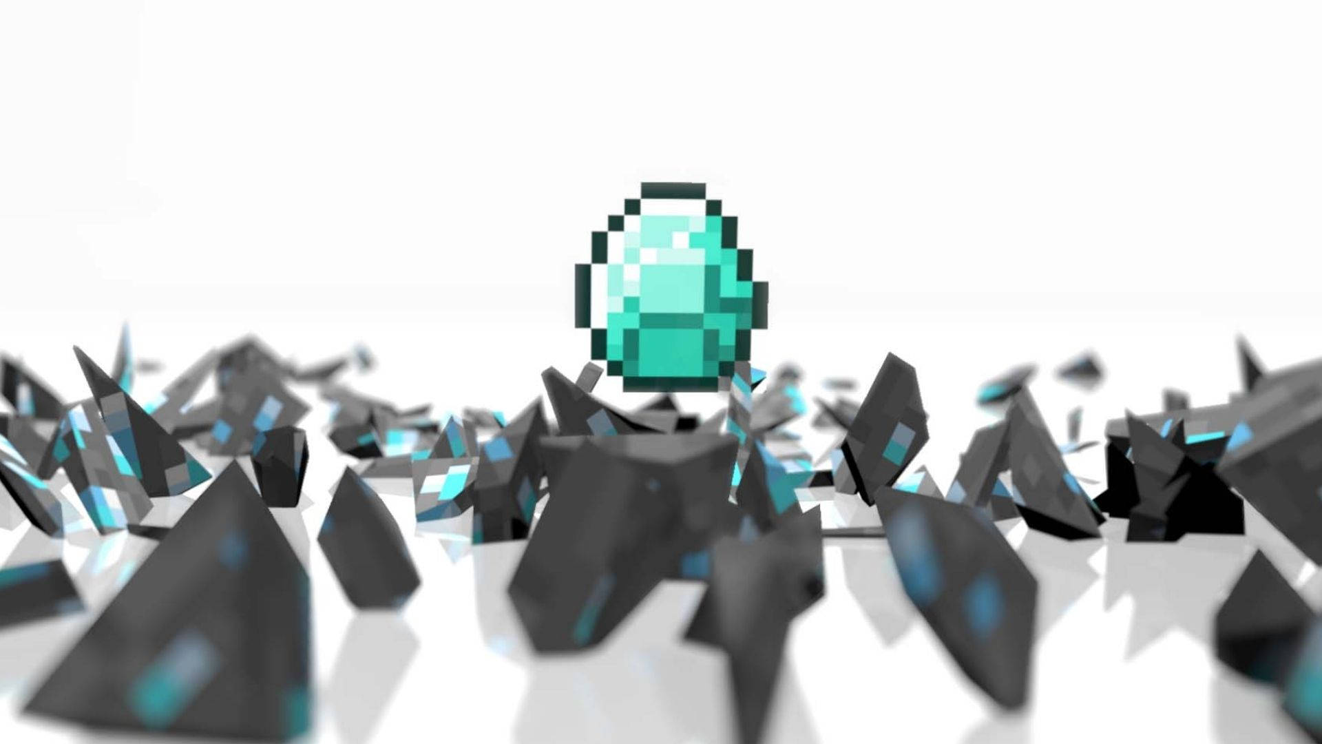 Prism Ores And Minecraft Diamond Wallpaper
