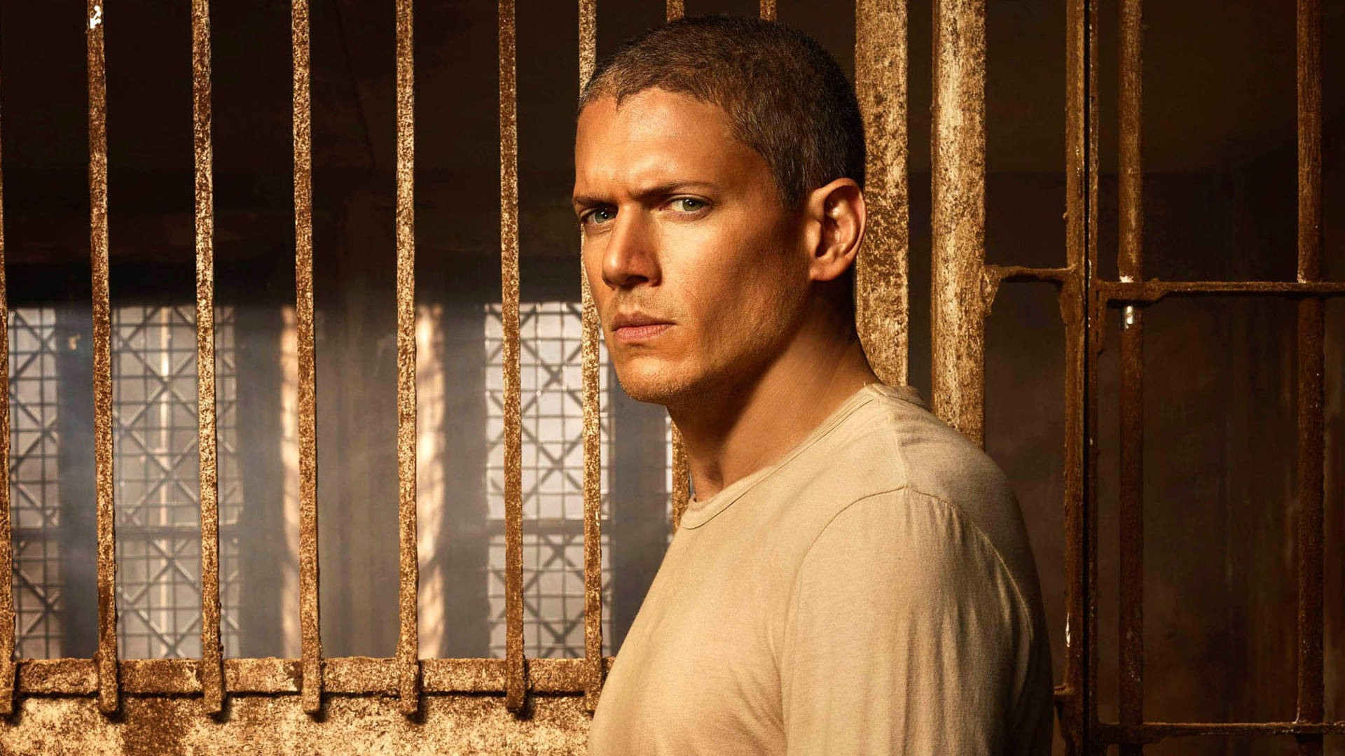 Prison Break Michael Scofield In Cell Wallpaper