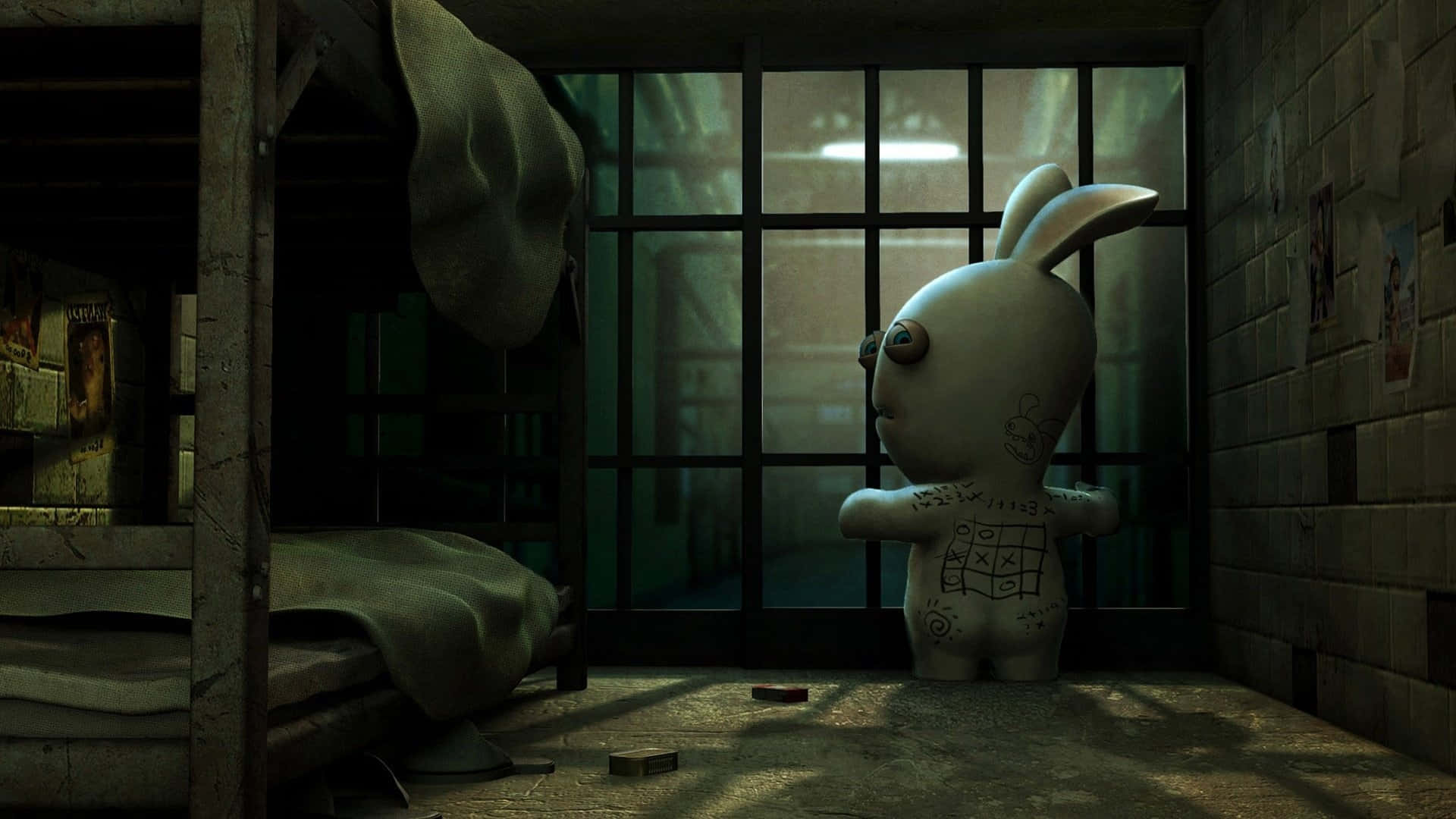 A Rabbit In A Prison Cell