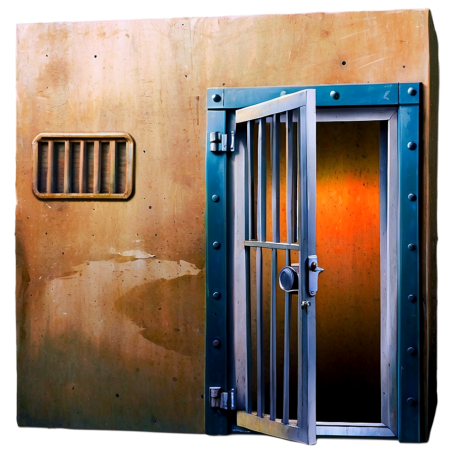 Prison Cell Door Open Png 06202024 PNG