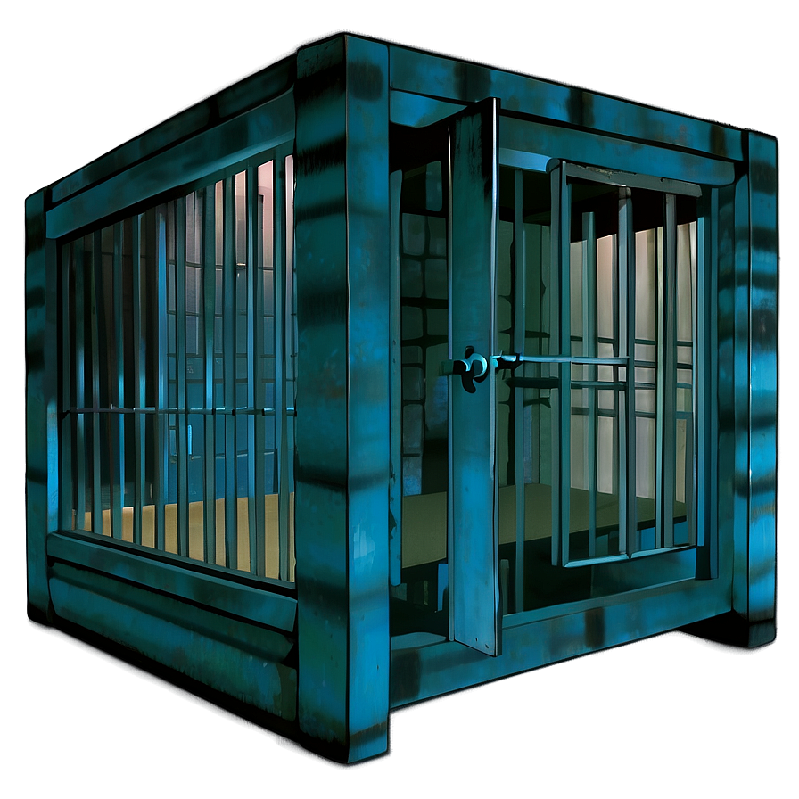 Prison Cell Night Scene Png 06202024 PNG