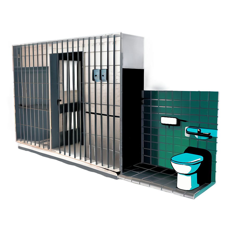 Prison Cell With Toilet Png Swj38 PNG