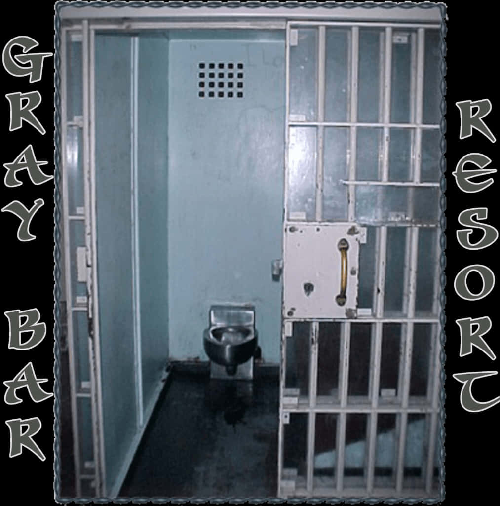 Prison Cellwith Barsand Toilet PNG
