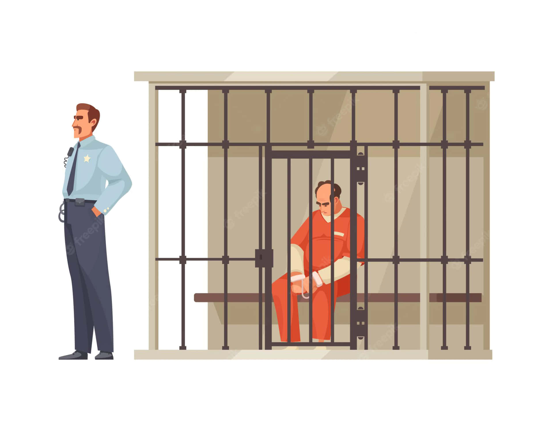 Prison Vector Wallpaper