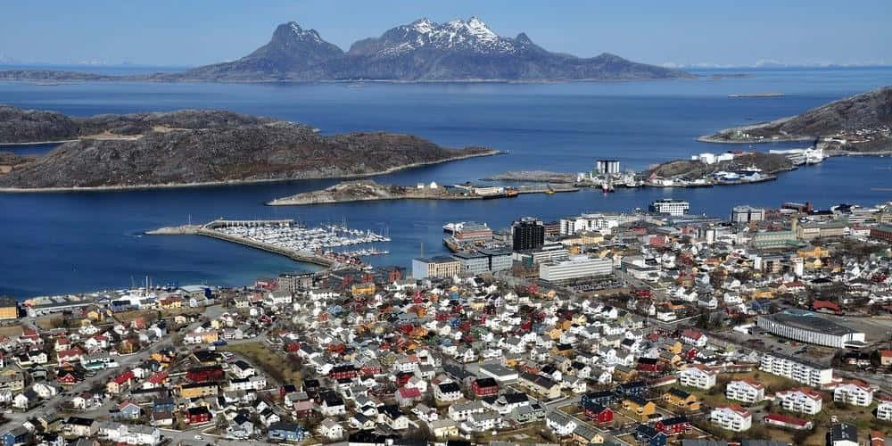 Pristine Beauty Of Bodø, Norway. Wallpaper