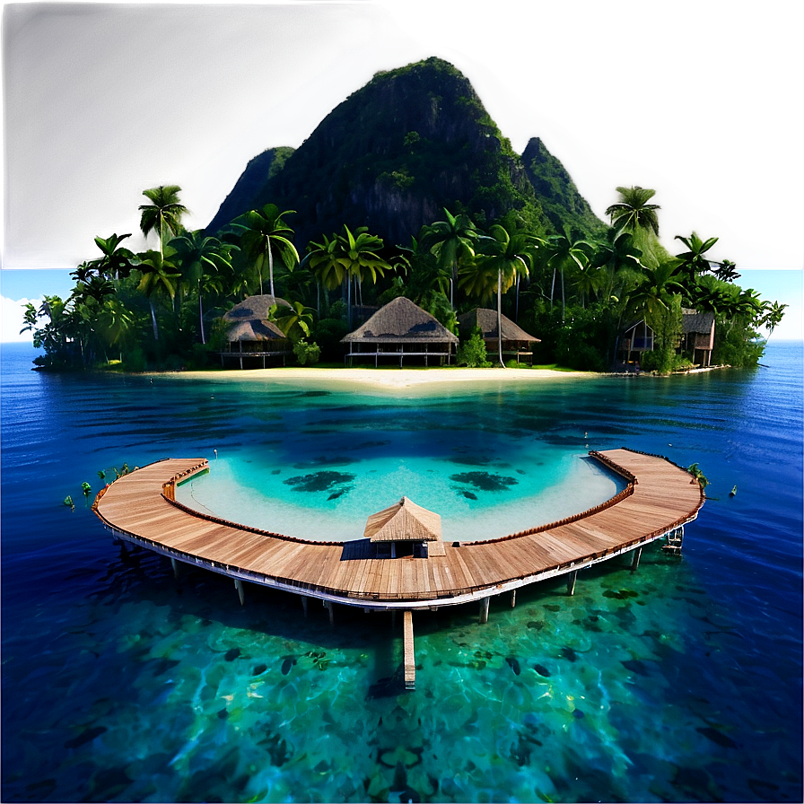 Private Island Paradise Png Tqp1 PNG
