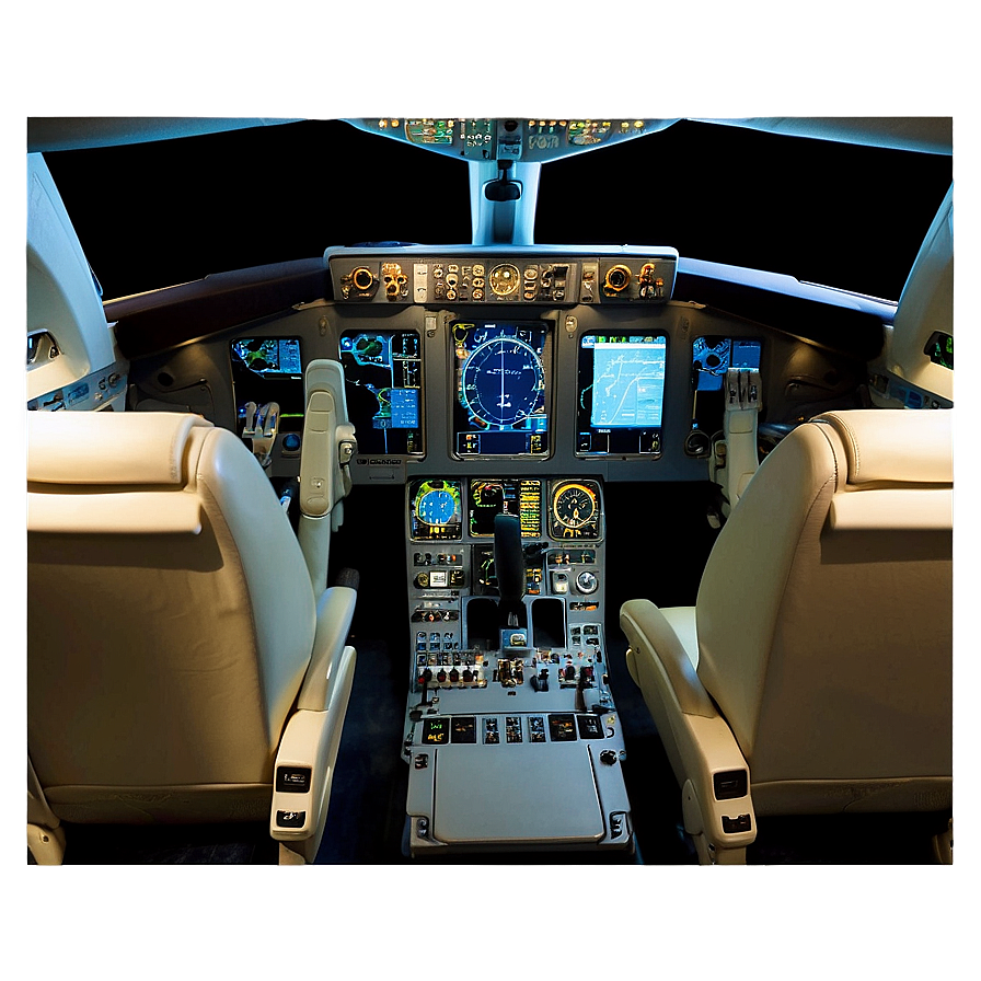 Private Jet Cockpit View Png 34 PNG