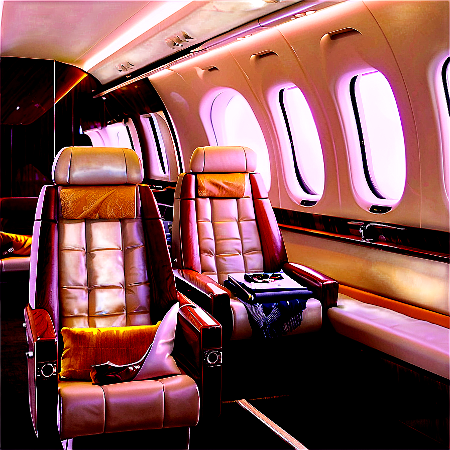 Private Jet Interior Png Qyt PNG