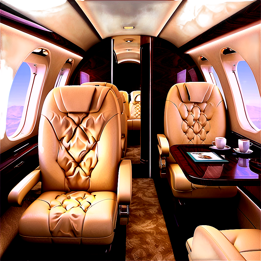 Private Jet Interior Png Wcl18 PNG