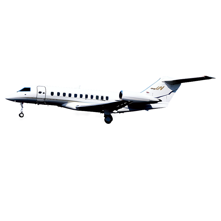 Private Jet Night Flight Png Fsf PNG