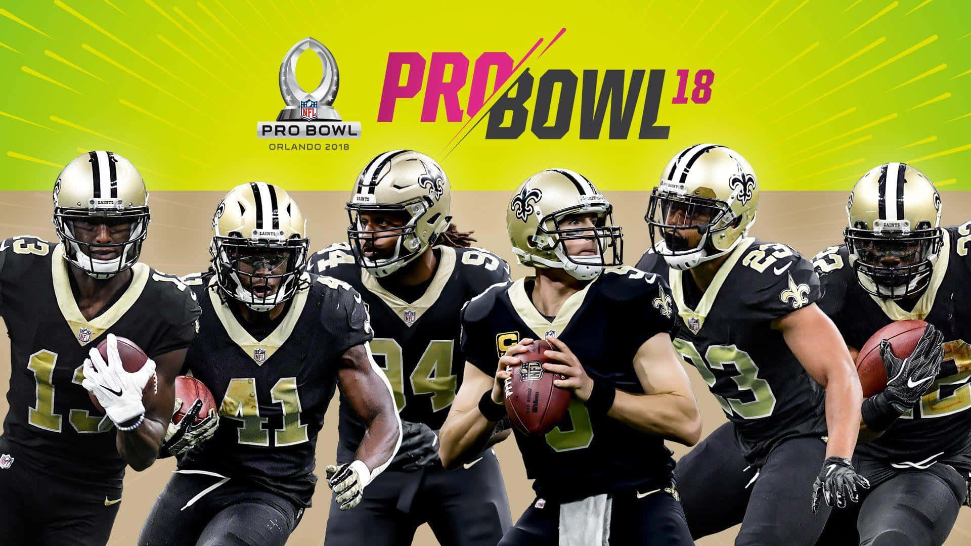 Pro Bowl Game Action - A Pivotal Moment Of Energetic Football Match At The Pro Bowl Wallpaper