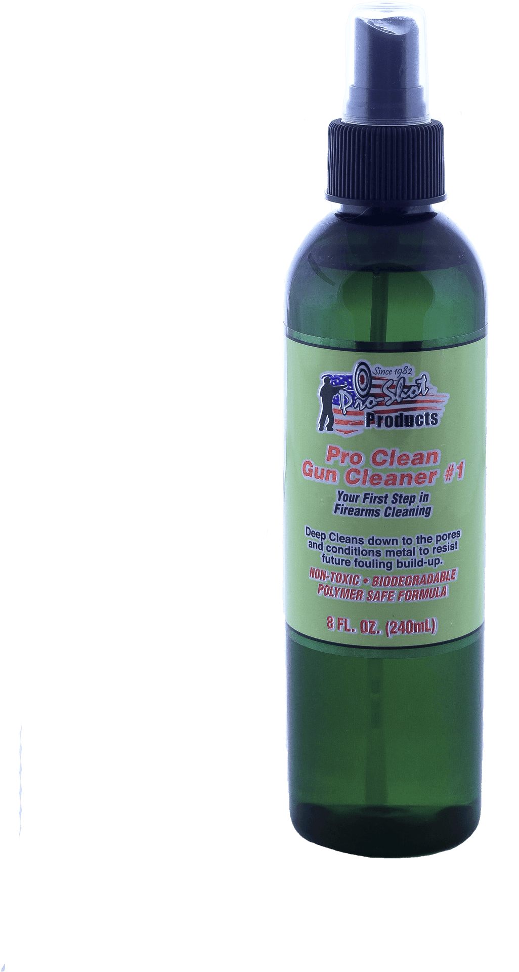 Pro Clean Gun Cleaner Spray Bottle PNG