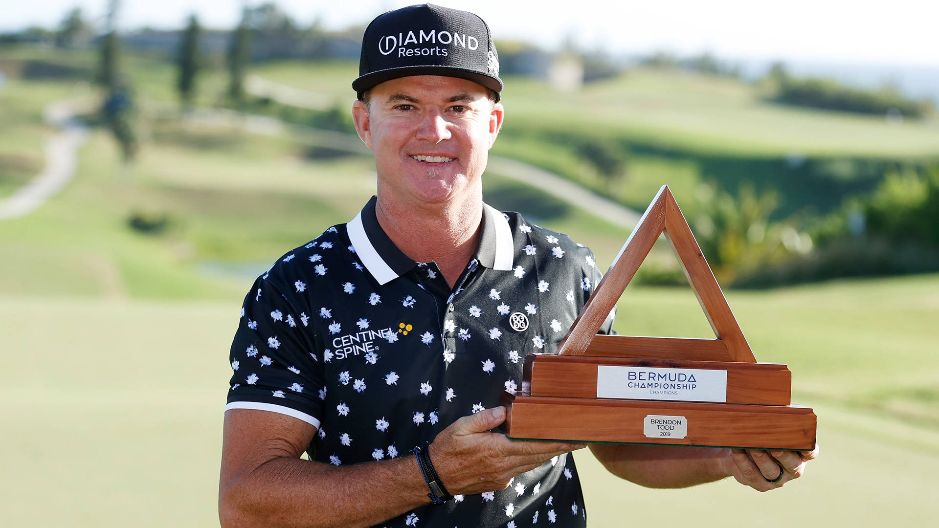 Jugadorde Golf Profesional Brian Gay Premio Bermuda Fondo de pantalla