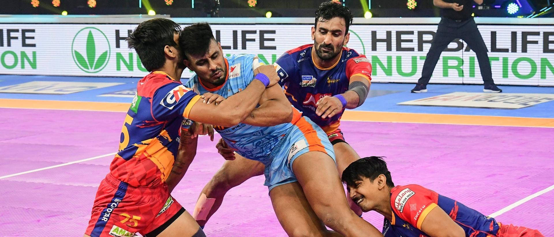 Pro Kabaddi Ankle Hold 2020 Wallpapers Wallpaper