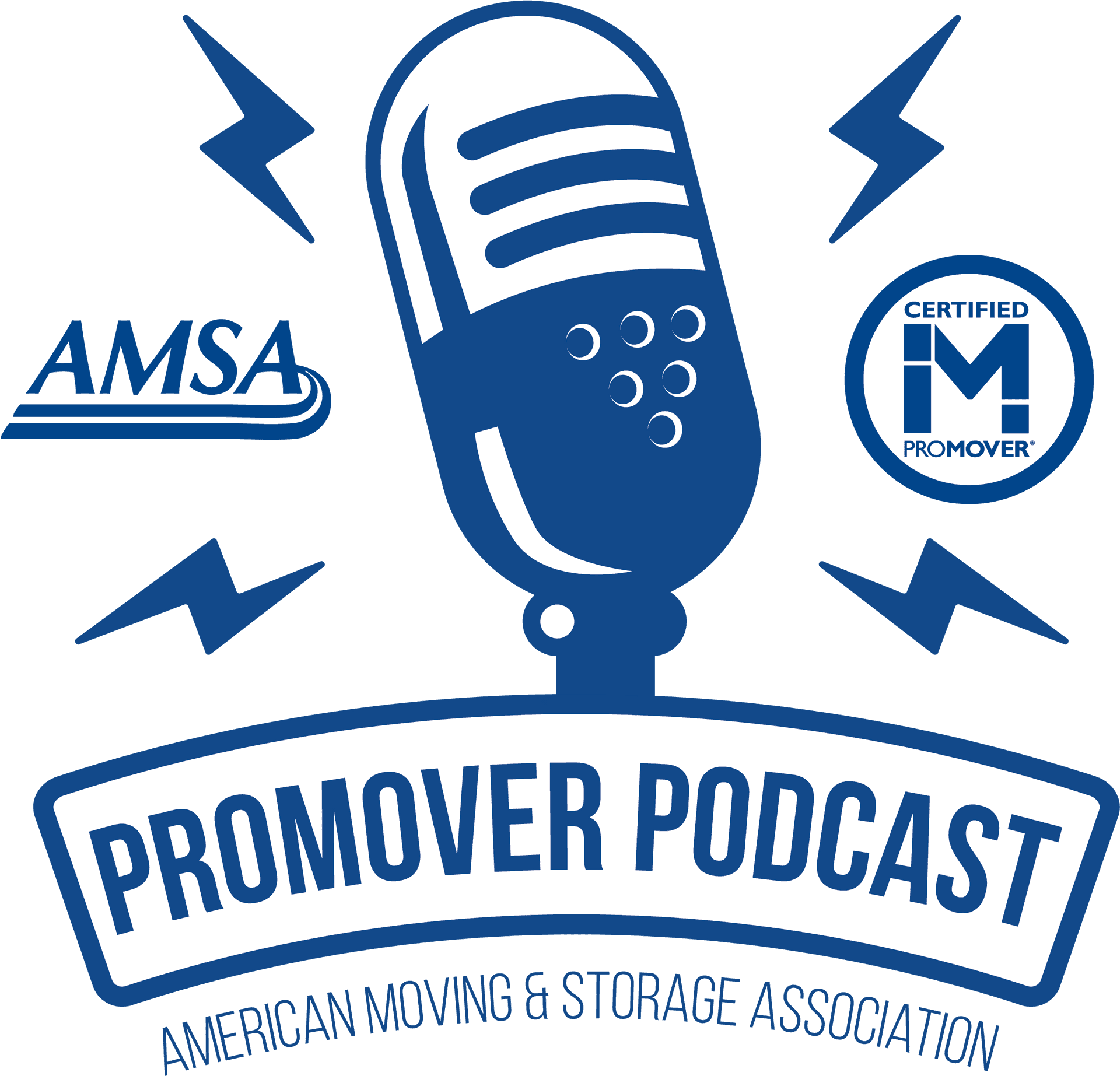 Pro Mover Podcast Logo A M S A PNG