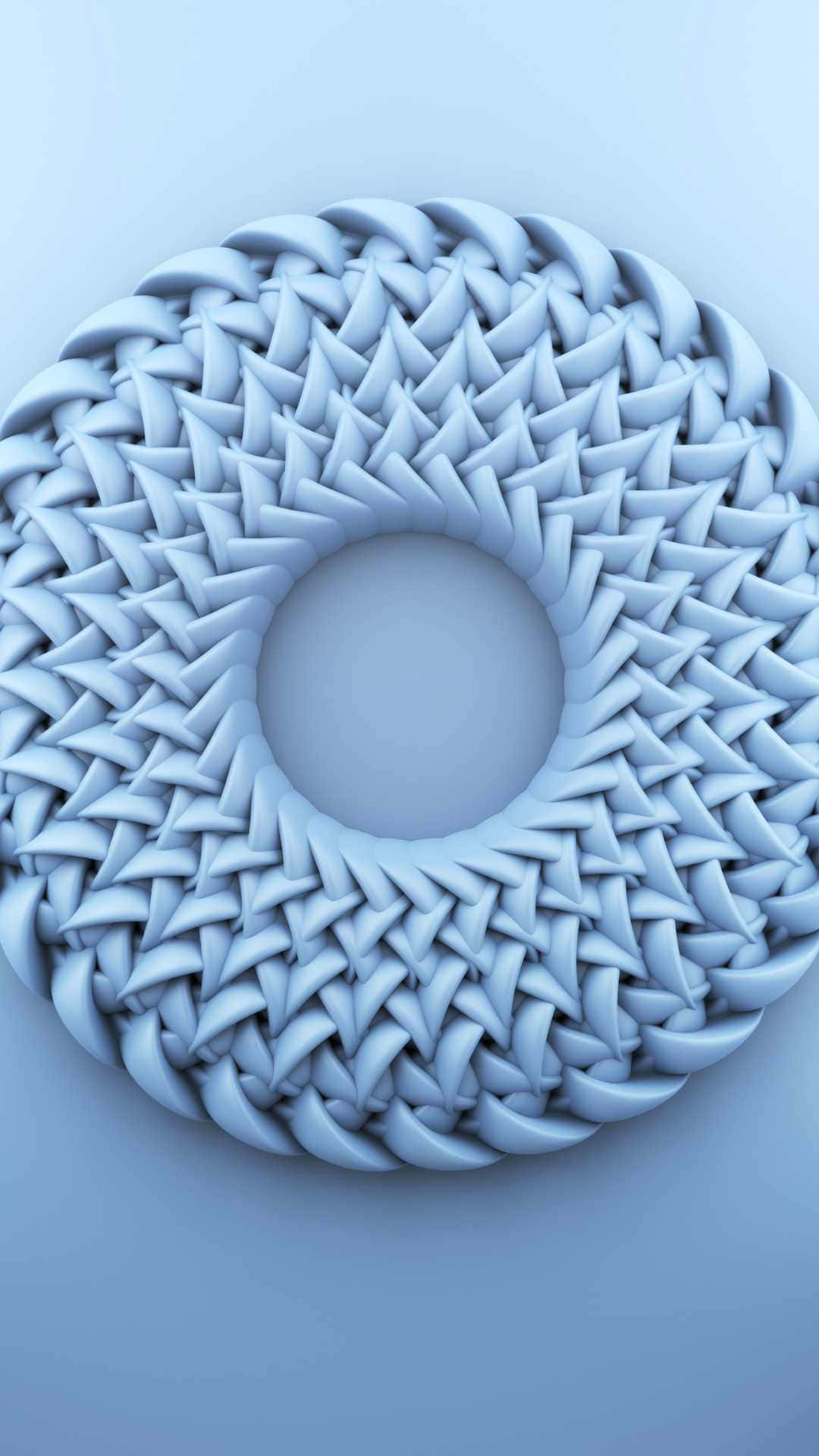 Sfondodel Prodotto Blu A Cerchio Nodo Per Una Sessione Fotografica Flat-lay.