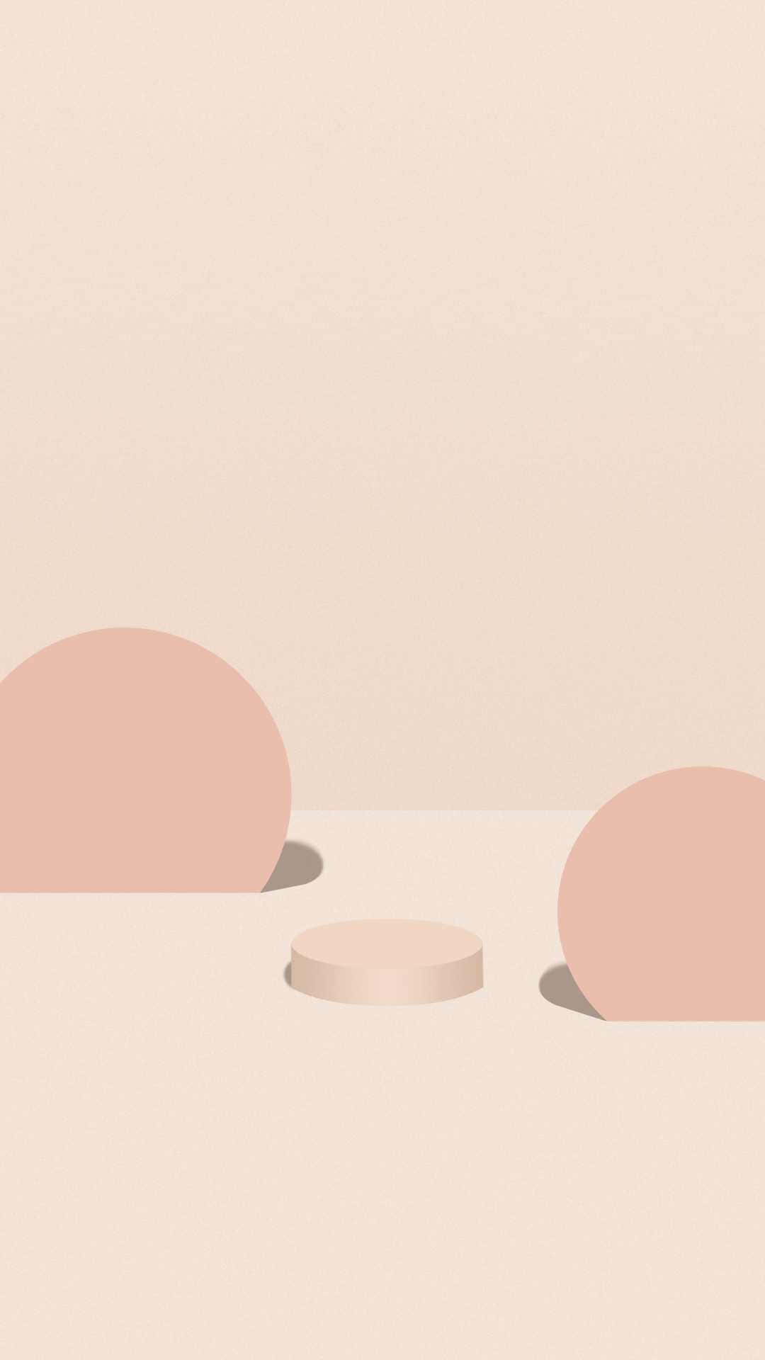 Pink Round Podium Product Background For Photoshoot