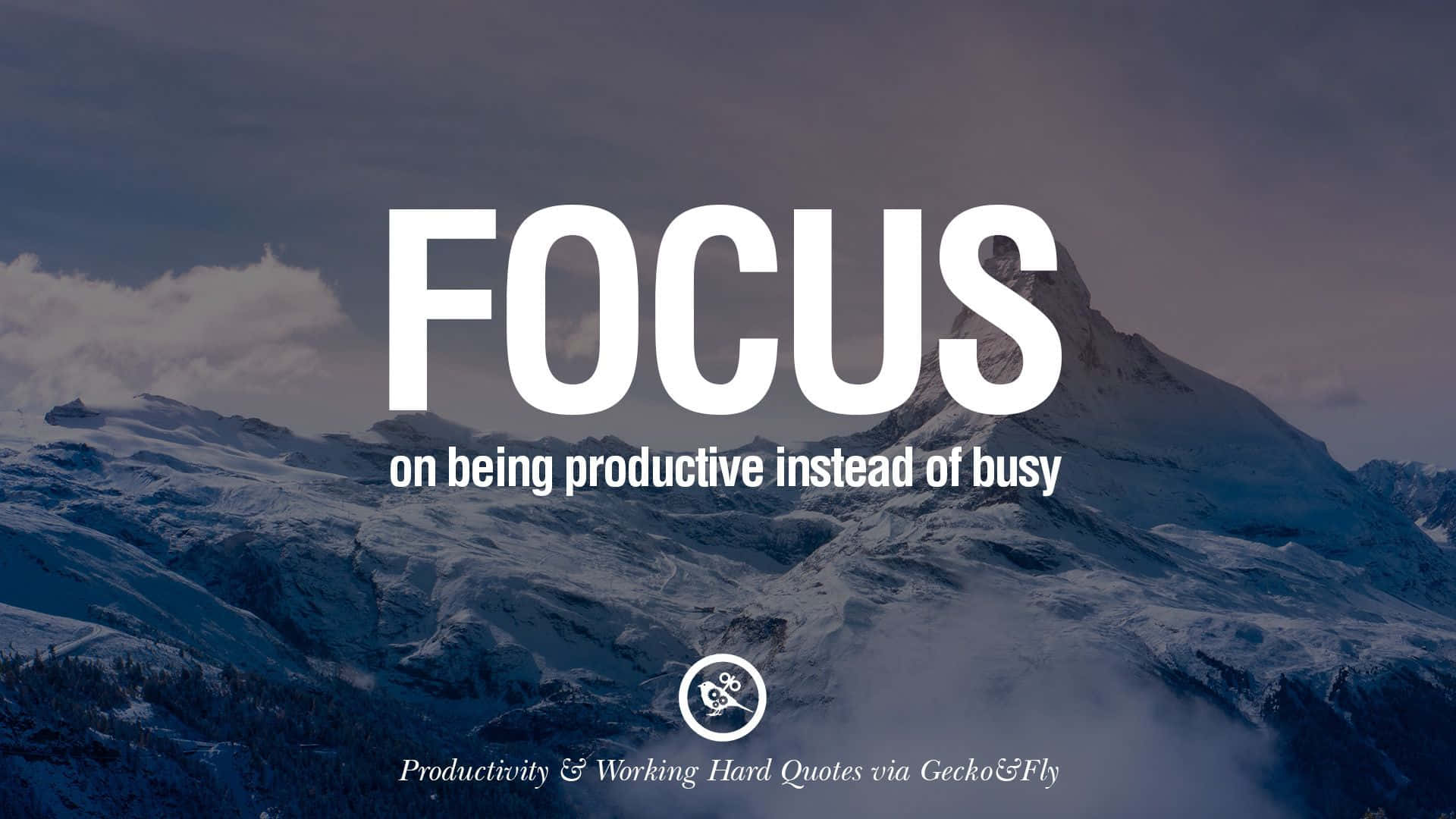 Productive Focus Wallpaper