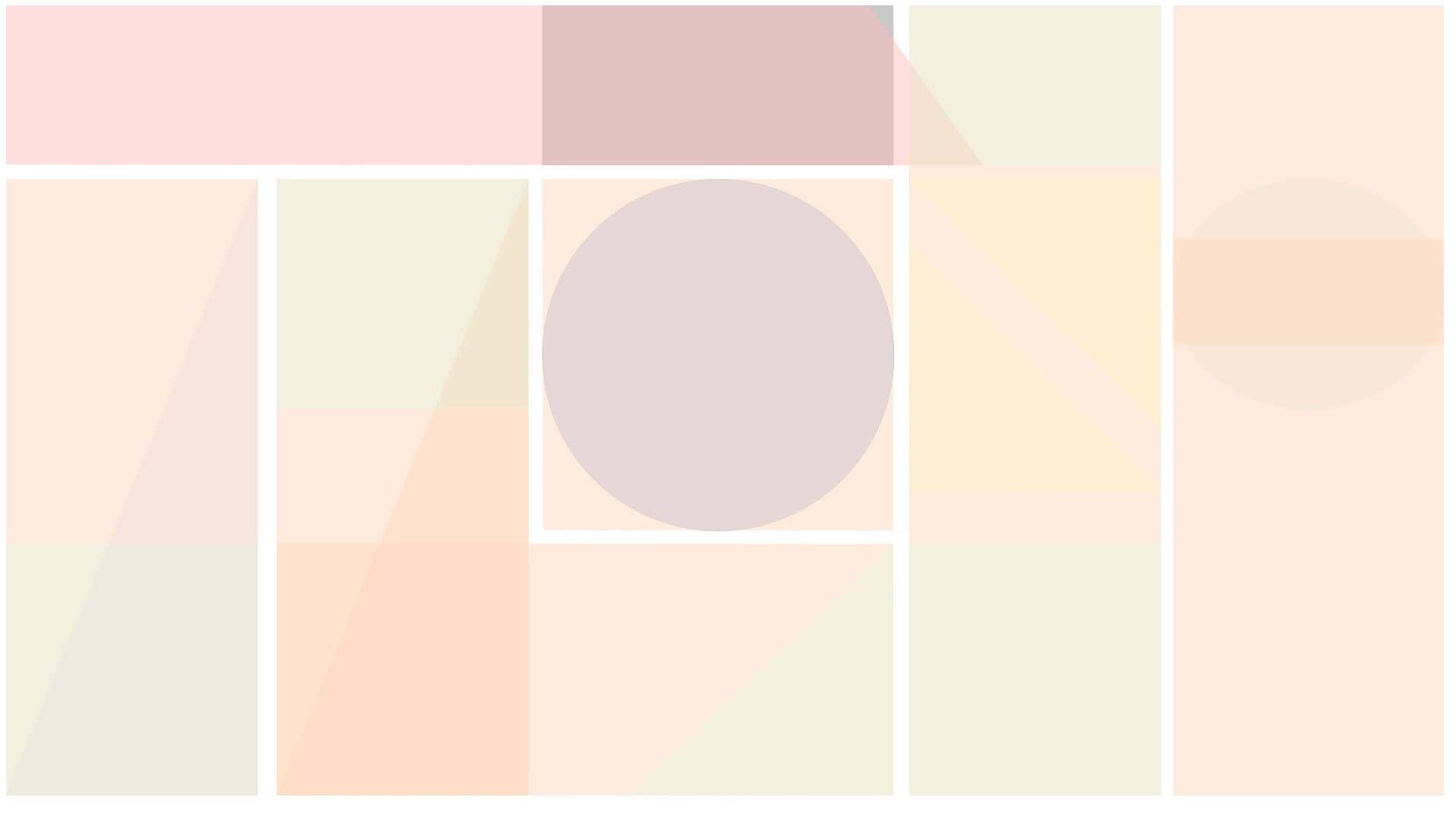 Einweißer Und Rosafarbener Abstrakter Hintergrund Mit Quadratischer Form Wallpaper