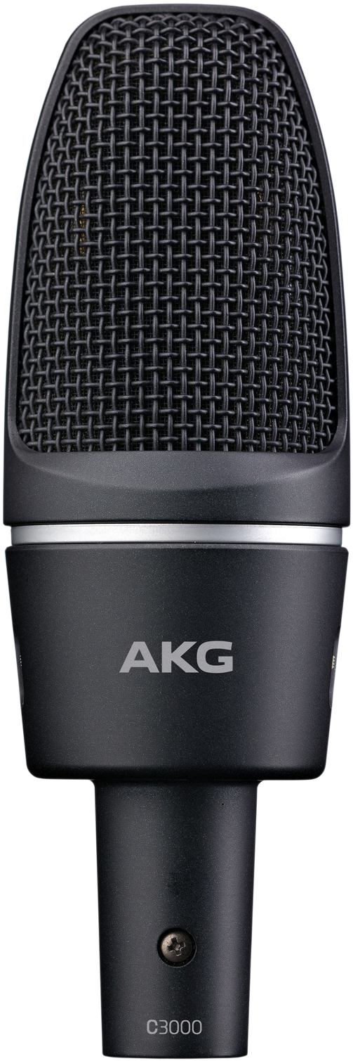 Professional A K G Studio Microphone C3000 PNG