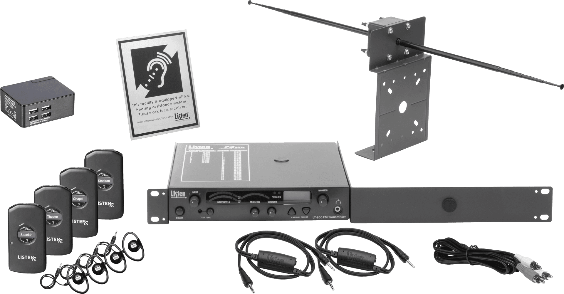 Professional Audio Equipment Set PNG