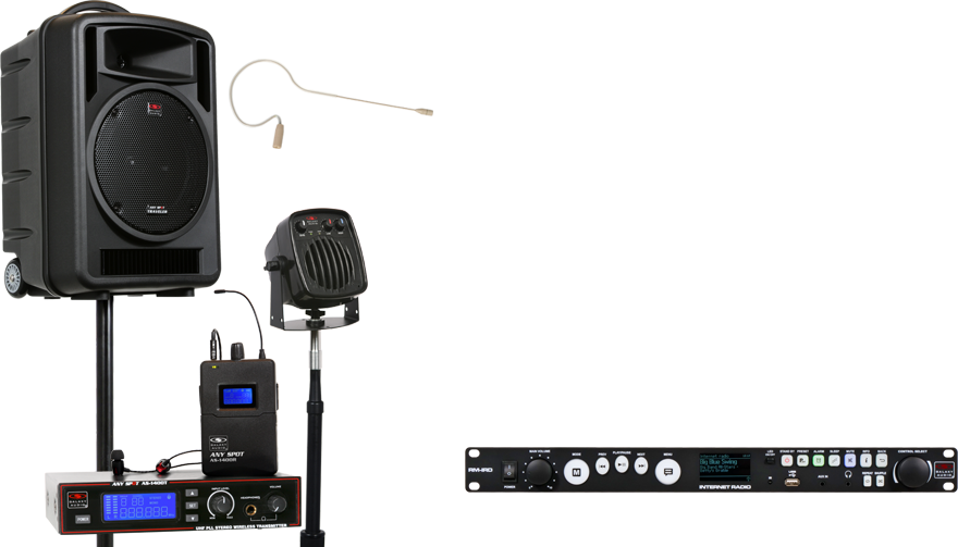 Professional Audio Equipment Setup PNG